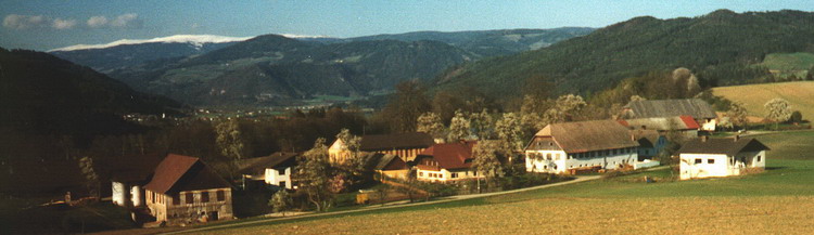 Blick auf Annamischl und Umgebung
