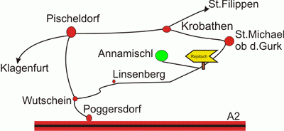 Anfahrtsskizze Annamischl